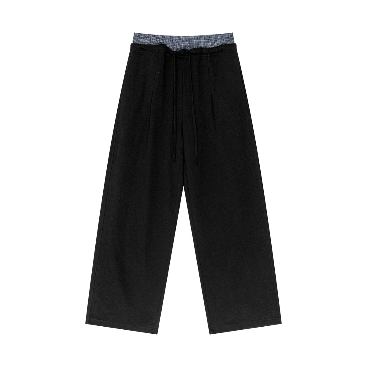 ANGELIC Plaid Waist Sweats – Straight baggy fit