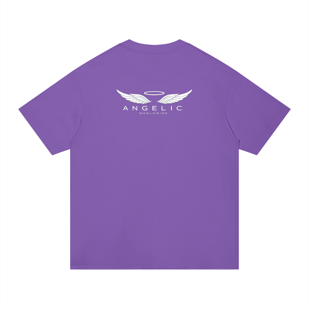 ANGELIC Worldwide Tee – Clean White