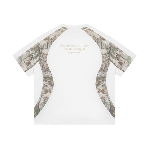 ANGELIC Half Camo White Tee
