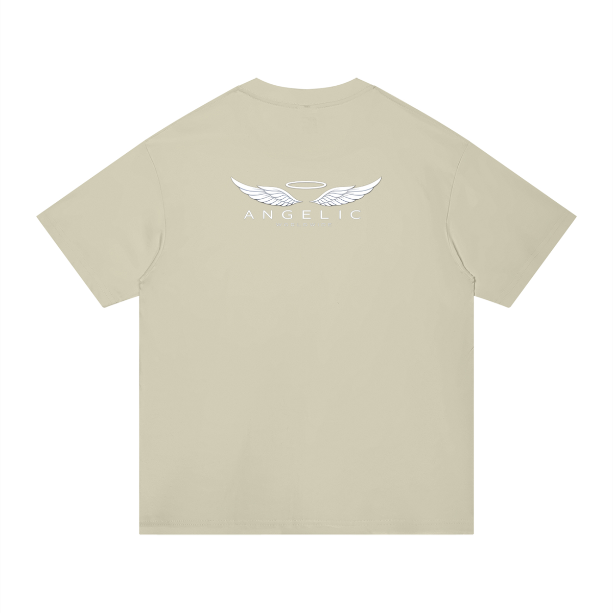 ANGELIC Worldwide Tee – Clean White