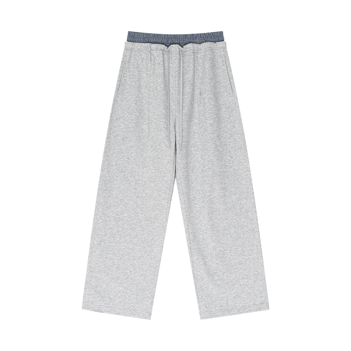 ANGELIC Plaid Waist Sweats – Straight baggy fit