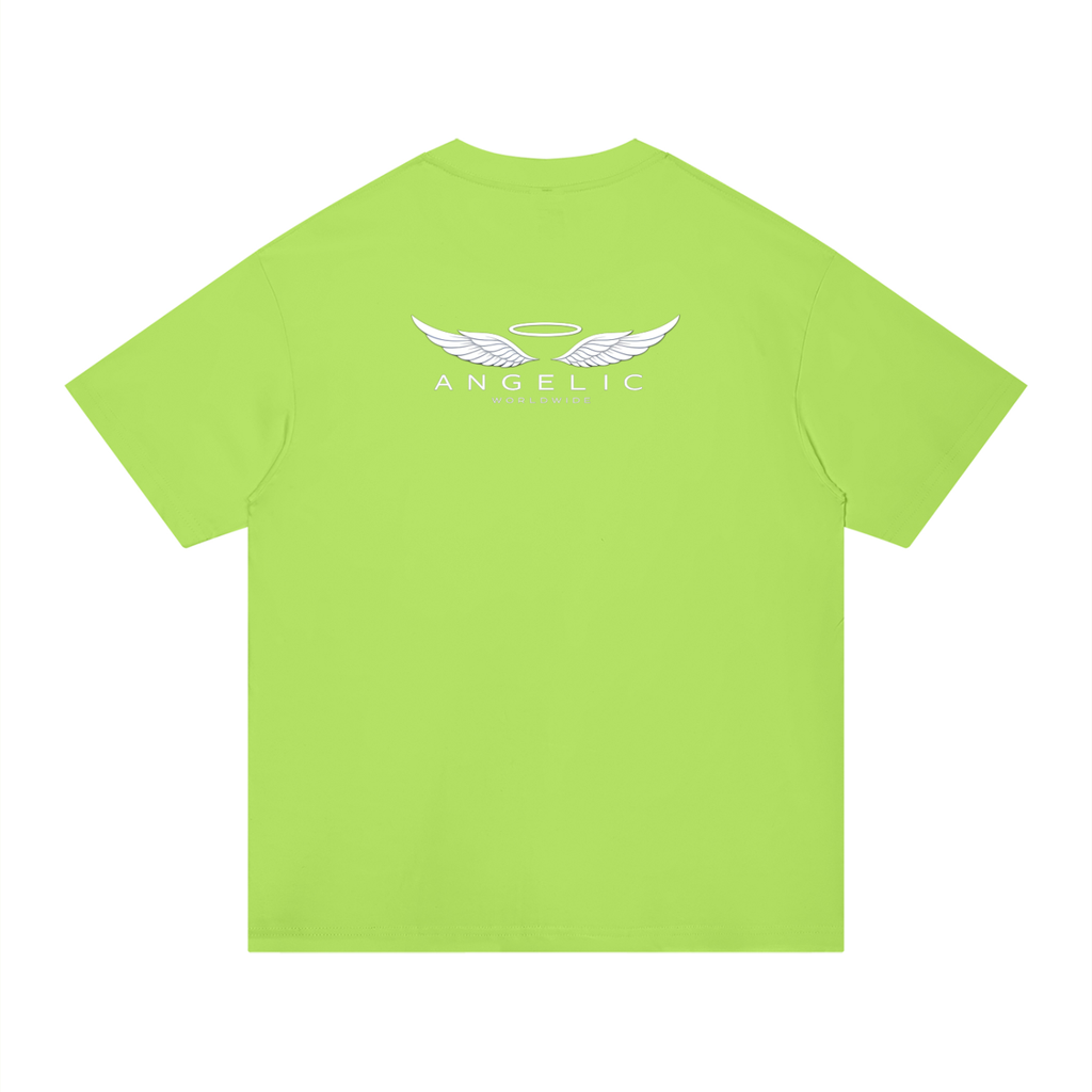 ANGELIC Worldwide Tee – Clean White