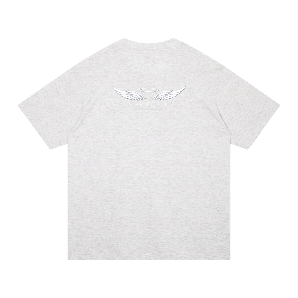 ANGELIC Worldwide Tee – Clean White