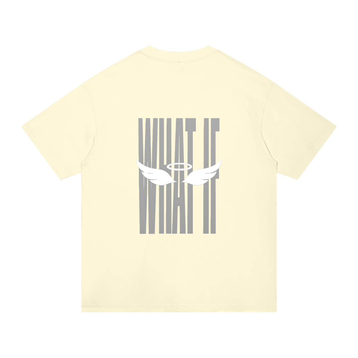 ANGELIC "WHAT IF" Tee – Minimal Graphic