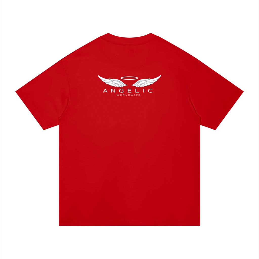 ANGELIC Worldwide Tee – Clean White