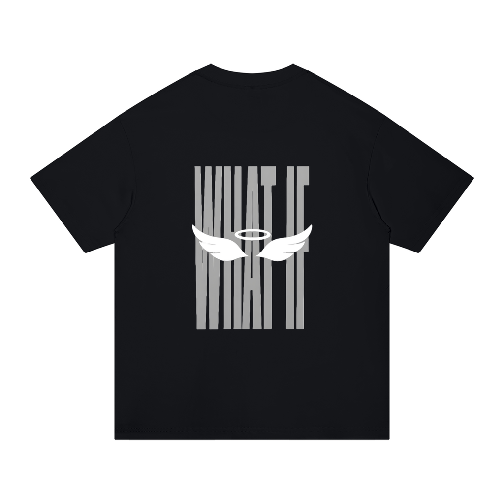 ANGELIC "WHAT IF" Tee – Minimal Graphic
