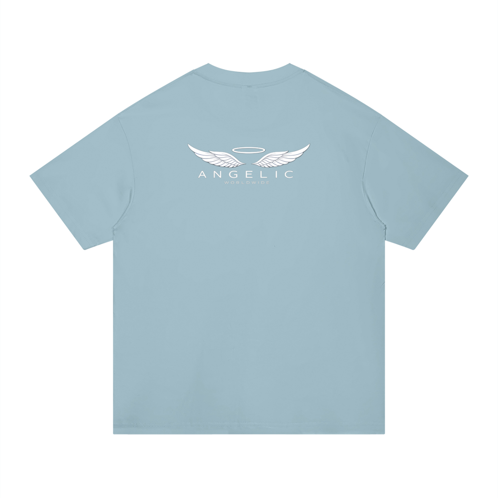 ANGELIC Worldwide Tee – Clean White
