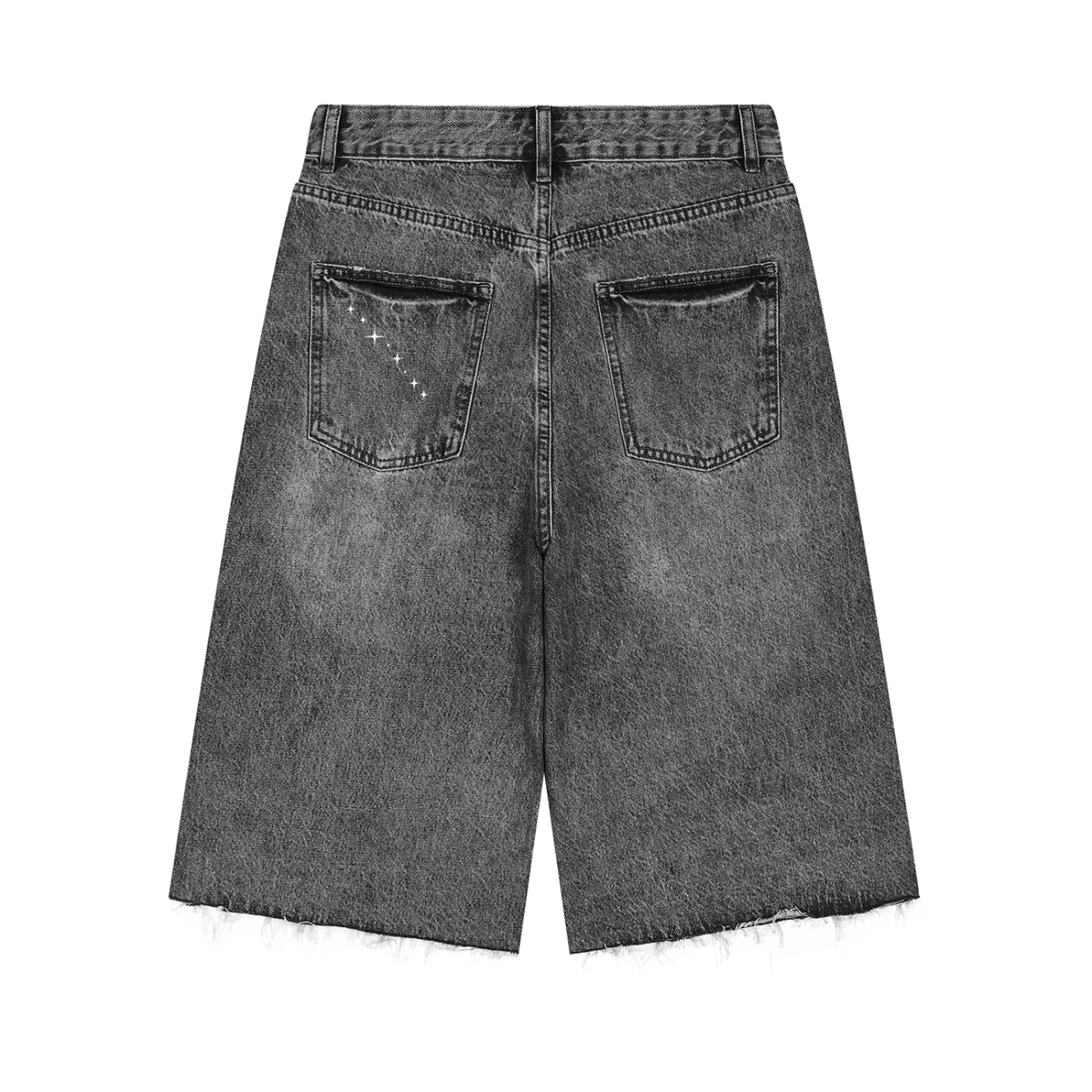 ANGELIC Wide Leg Denim Shorts – Relaxed Cut