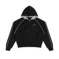 ANGELIC Snow Leopard Fur Hood Zip up