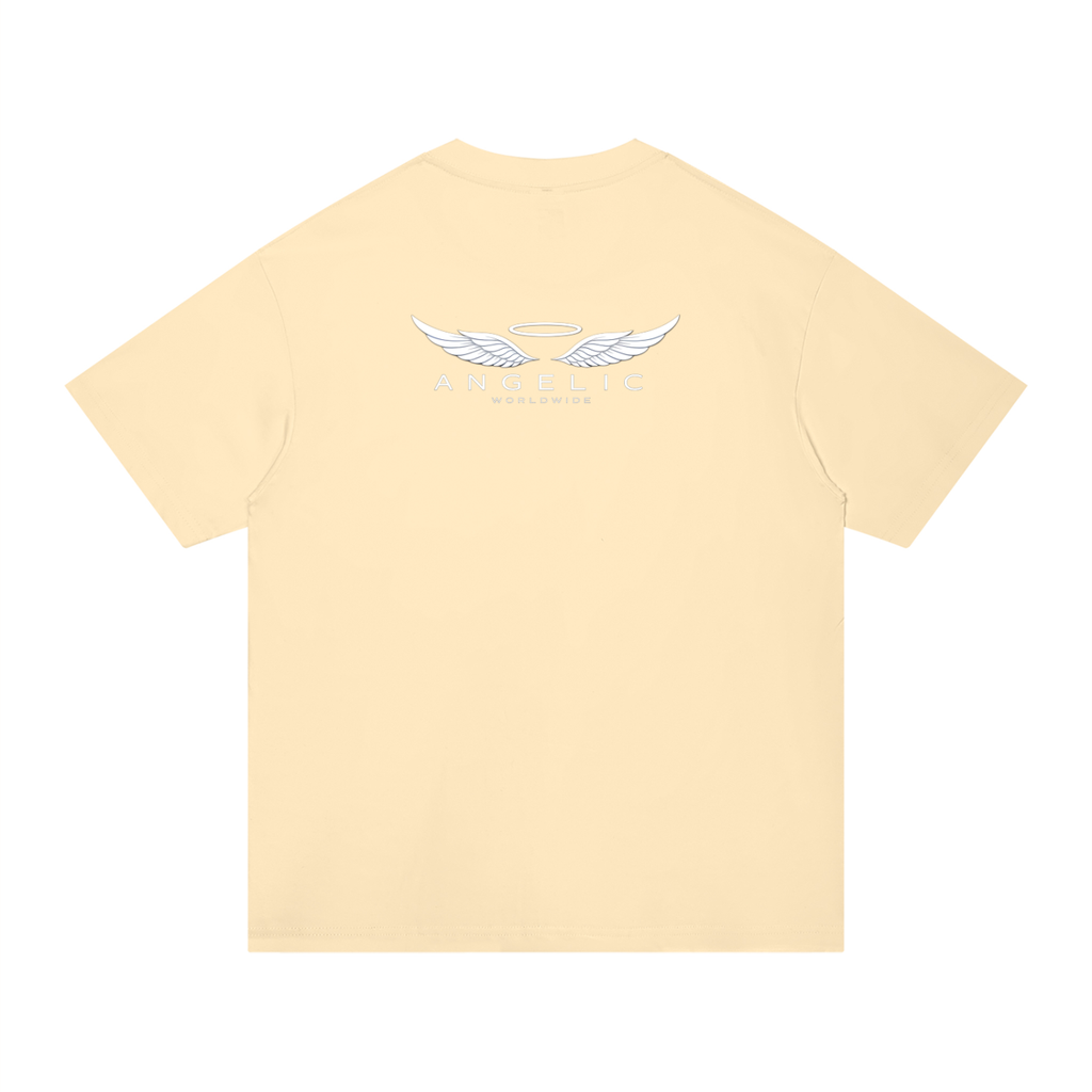 ANGELIC Worldwide Tee – Clean White