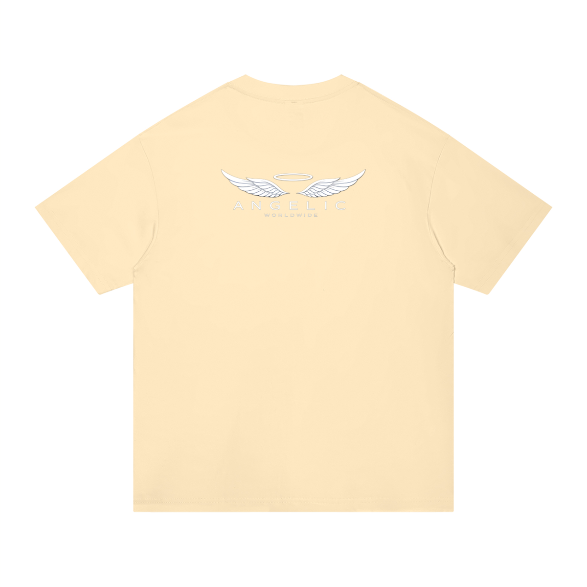 ANGELIC Worldwide Tee – Clean White