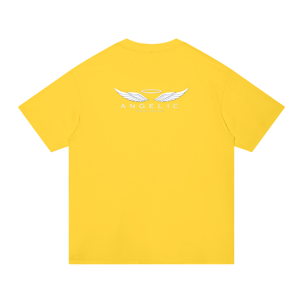 ANGELIC Worldwide Tee – Clean White