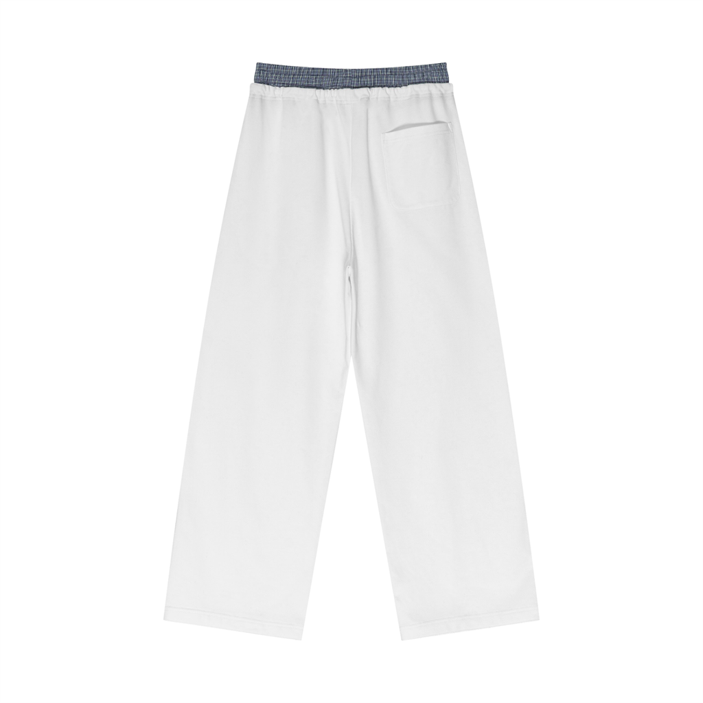ANGELIC Plaid Waist Sweats – Straight baggy fit