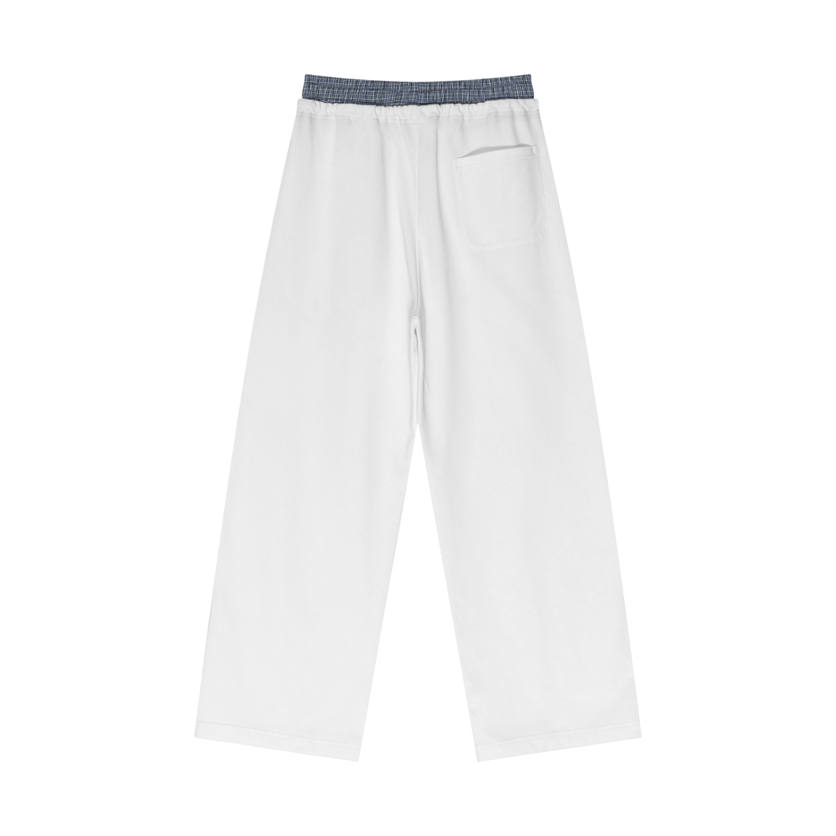 ANGELIC Plaid Waist Sweats – Straight baggy fit